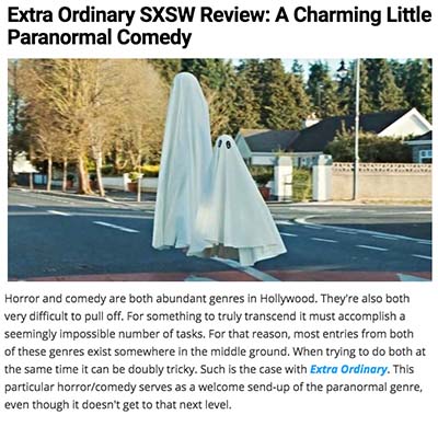 Extra Ordinary SXSW Review: A Charming Little Paranormal Comedy